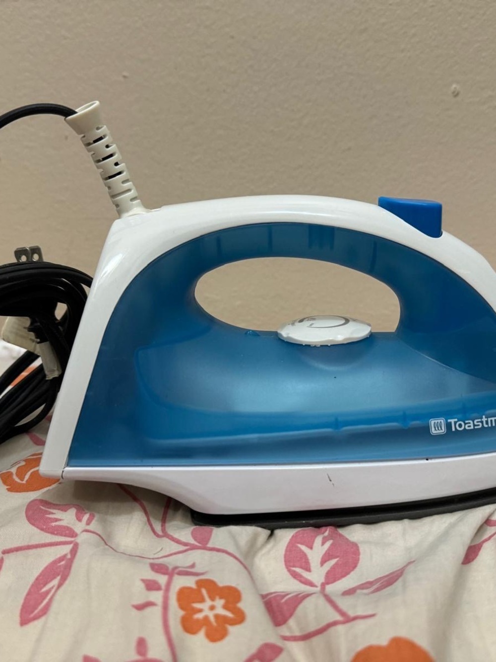 Blue & White Electric Steam Iron